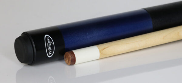 Imperial 13-752LW Vision Series Pool Cue - Blue with Linen Wrap - Image 5