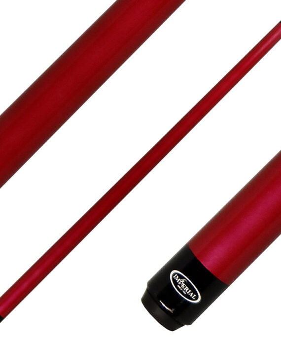 Imperial 13-754NW Vision Series Pool Cue - Red with No-Wrap