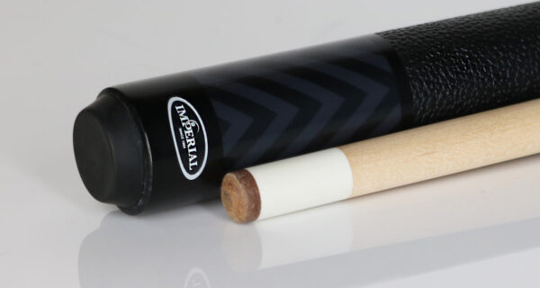 Imperial 13-791 Chevron Series Pool Cue - Grey with Leatherette Wrap - Image 2