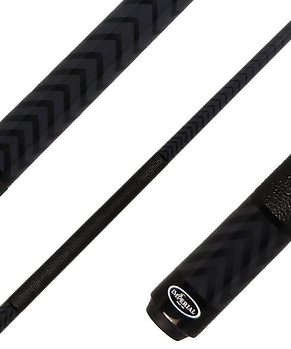 Imperial 13-791 Chevron Series Pool Cue - Grey with Leatherette Wrap