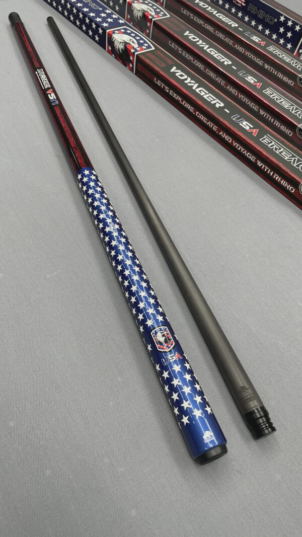 Rhino RCBRKVOYUSA Voyager Series Carbon Break Cue - USA - Image 3