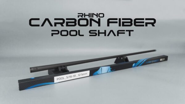 Rhino - 30" - 5/16 x 18 Carbon Pool Cue Single Shaft - 12.5mm - Image 2