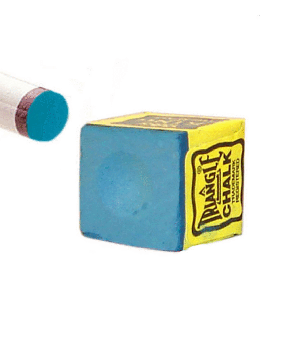 Triangle Billiard Chalk - Blue - Dozen