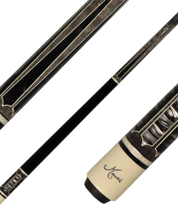Meucci 2020 Cue - Grey with Black Pearl and Black Wrap