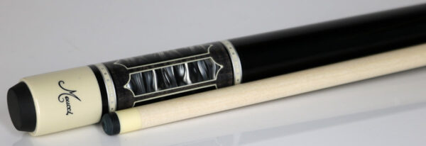 Meucci 2020 Cue - Grey with Black Pearl and Black Wrap - Image 3