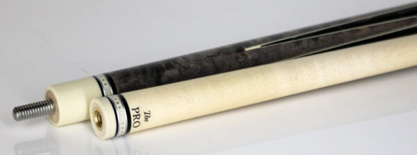 Meucci 2020 Cue - Grey with Black Pearl and Black Wrap - Image 4