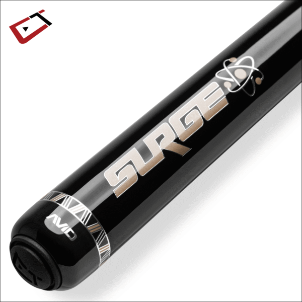 Cuetec AVID Surge Jump Cue - Black and Gold - Image 2