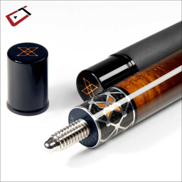 Cuetec 95-122U Cynergy X Amber Pool Cue with Black Poly Wrap - Image 4
