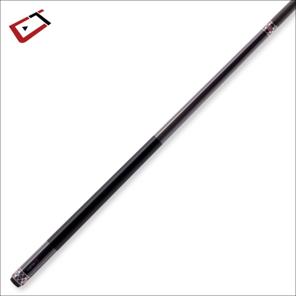 Cuetec 95-120U Cynergy X Raw Black Pool Cue with Black Poly Wrap - Image 3