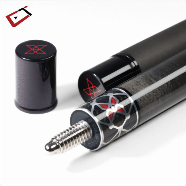 Cuetec 95-120U Cynergy X Raw Black Pool Cue with Black Poly Wrap - Image 4