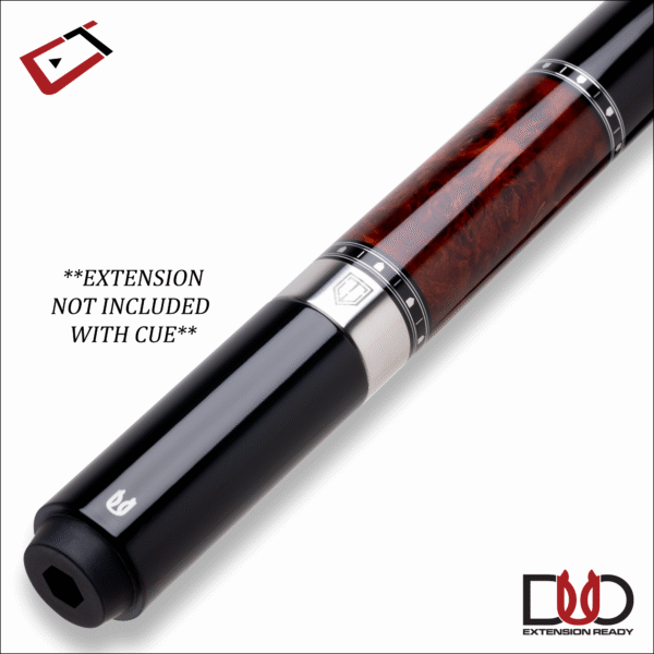 Cuetec 95-112NWS Cynergy Truewood Mappa Burl 2 Play Cue - 11.8mm - Image 2