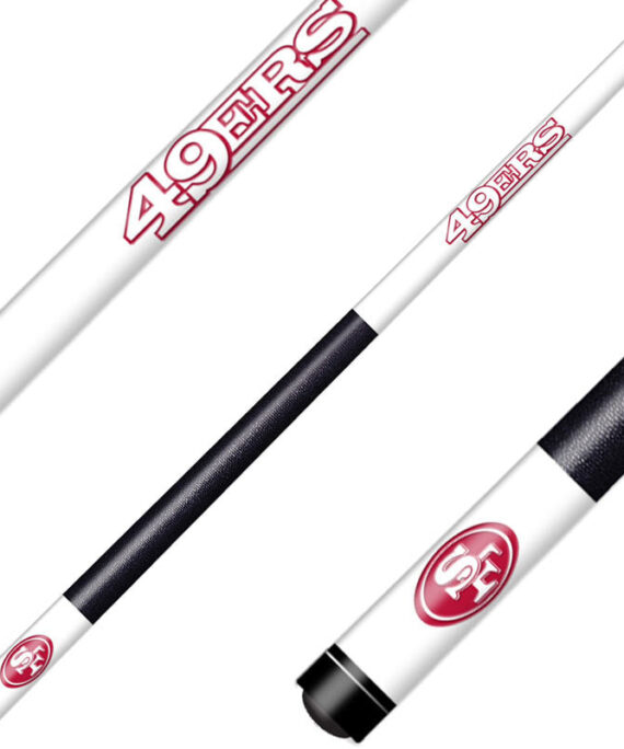 San Francisco 49ers Cue Laser Etched Billiard Cue