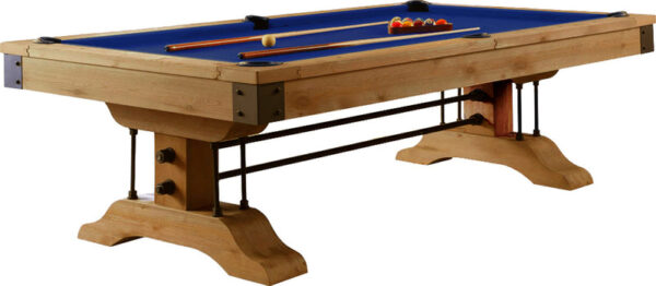 Atlanta 8 Foot Pool Table Pine Weathered Brown - Image 8