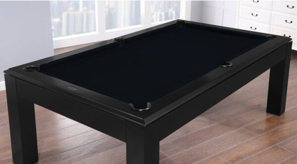 Aragon 7 Foot Pool Table with Dining Top Black - Image 6