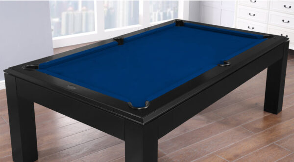 Aragon 7 Foot Pool Table with Dining Top Black - Image 9