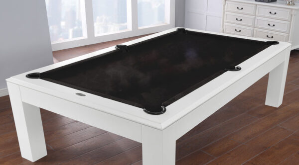 Aragon 7 Foot Pool Table with Dining Top White - Image 6