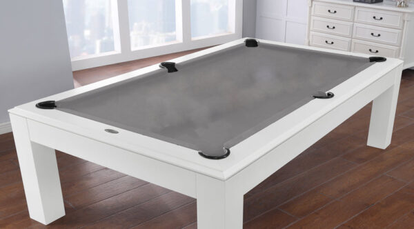 Aragon 7 Foot Pool Table with Dining Top White - Image 8
