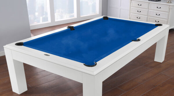 Aragon 7 Foot Pool Table with Dining Top White - Image 9