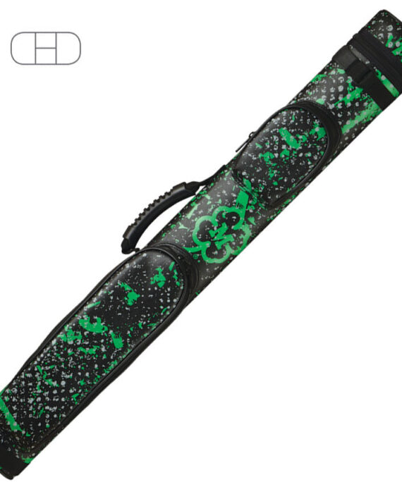 McDermott 750937 2 Butt x 2 Shaft Hard Designer Case - Green Grunge