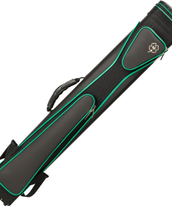 McDermott 750940 3 Butt x 5 Shaft Hard Sport Case - Black and Green