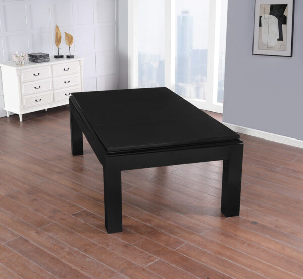 Aragon 7 Foot Pool Table with Dining Top Black - Image 5