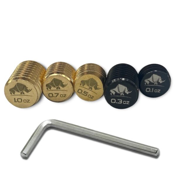 Rhino Weight Bolt Kit - Total 2.60oz