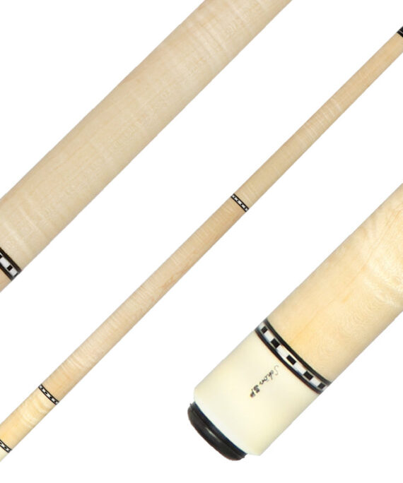 Schon STL1 Light Stained Curly Maple Pool Cue - STL1SPCURLS