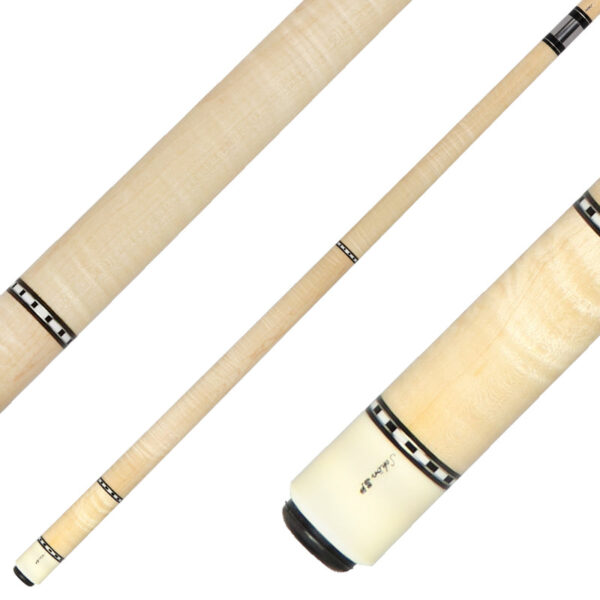 Schon STL1 Light Stained Curly Maple Pool Cue - STL1SPCURLS