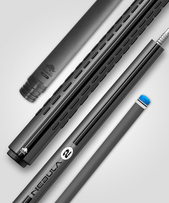 Rhino RCNEB2CG124 Nebula 2 Series Carbon Pool Stick - Charcoal Gray