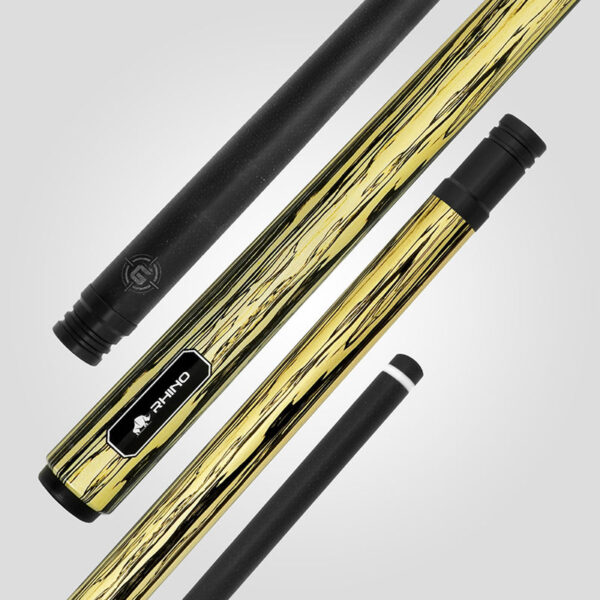 Rhino G-W Series Pool Cue with No Wrap - Pale Moon Ebony Design