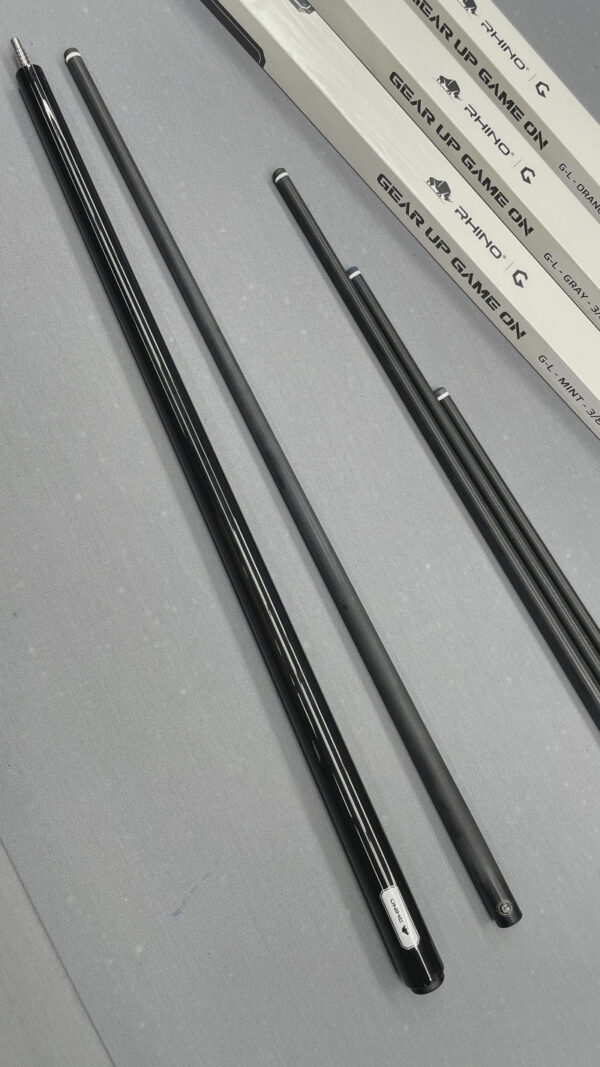 Rhino RCGLBK G-L Series Pool Stick - Vivid Black - Image 3
