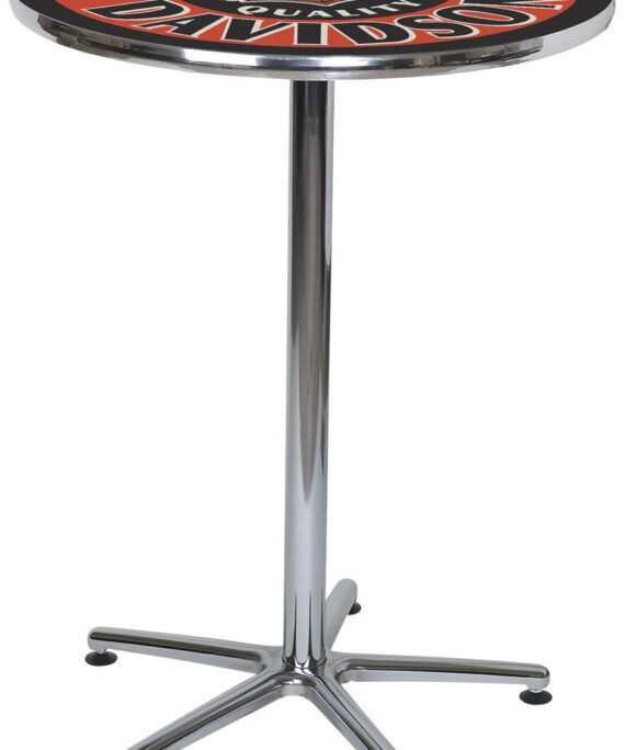 Harley Davidson Pub Table - Winged Bar and Shield Cafe Table