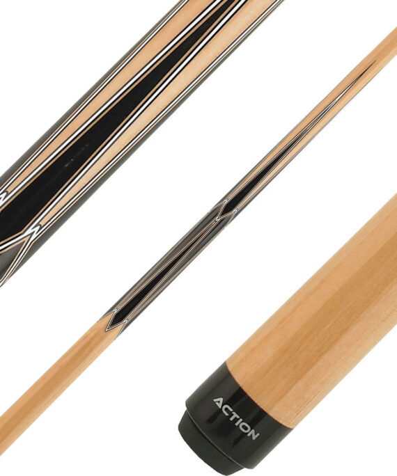 Action ACTSP11 Sneaky Pete Cue - Maple with Black Points