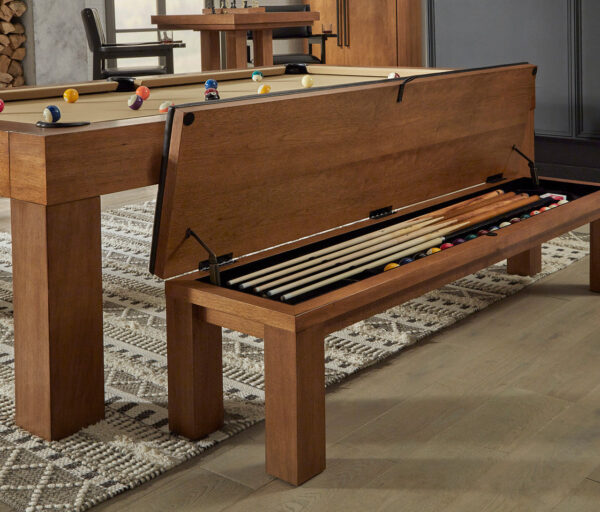 Alta Multi Functional Bench - Brushed Walnut - Image 6
