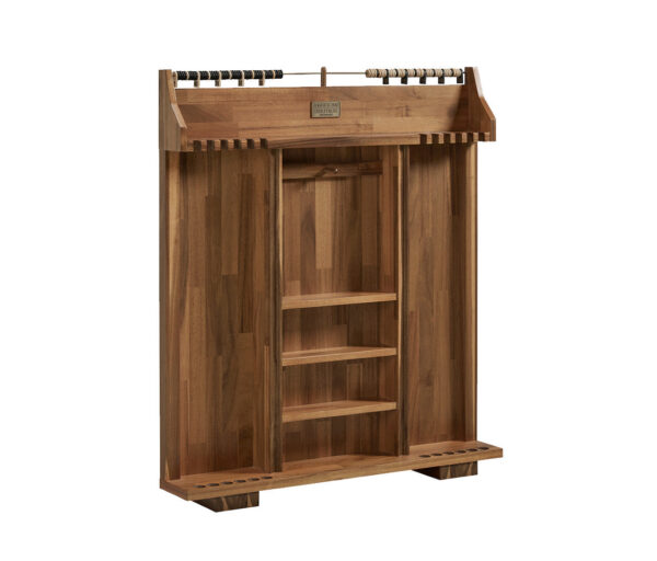 American Heritage Knoxville Freestanding 12 Cue Rack - Acacia Finish - Image 3