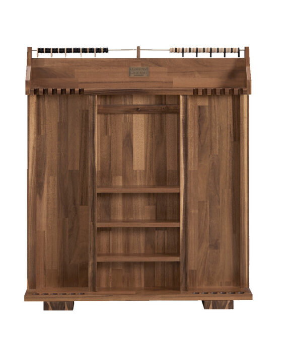 American Heritage Knoxville Freestanding 12 Cue Rack - Acacia Finish