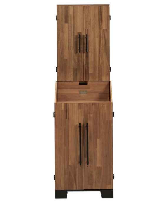 American Heritage Knoxville Standup Dartboard Cabinet - Acacia Finish