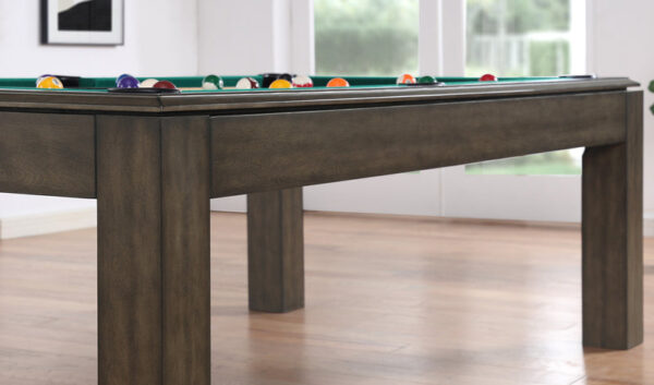 Albany 7 Foot Pool Table with Dining Top Grey Walnut - Image 2