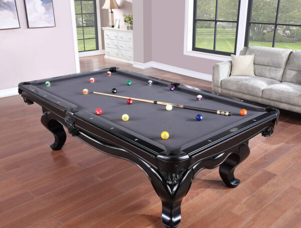 Athens 8 Foot Pool Table Birch Black - Image 3