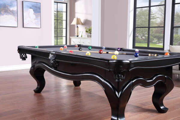 Athens 8 Foot Pool Table Birch Black - Image 2