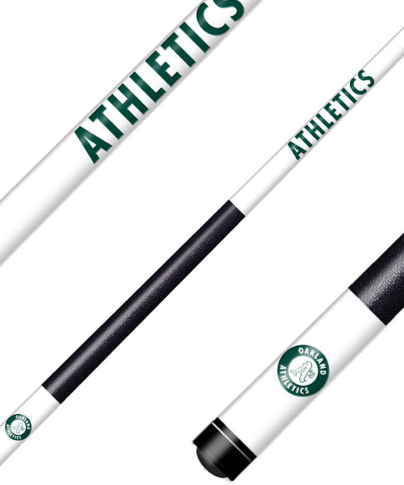 Oakland Athletics Cue Laser Etched Billiard Cue