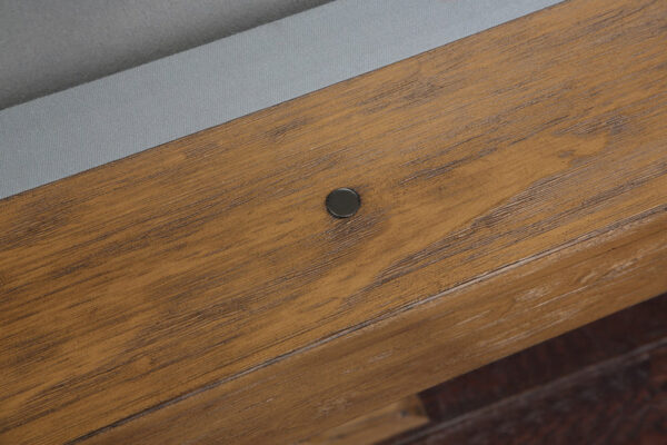 Atlanta 8 Foot Pool Table Pine Weathered Brown - Image 2