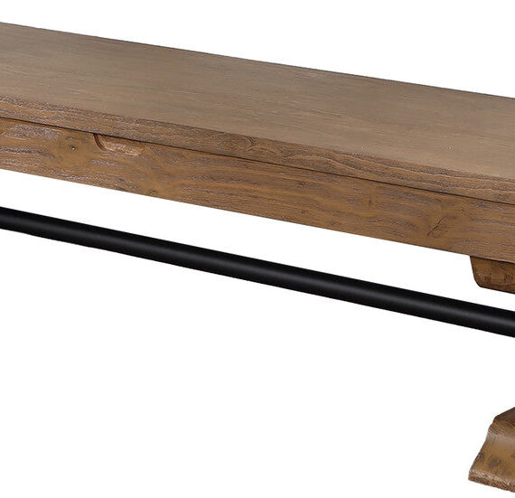 Atlanta Bench Pine Weathered Brown