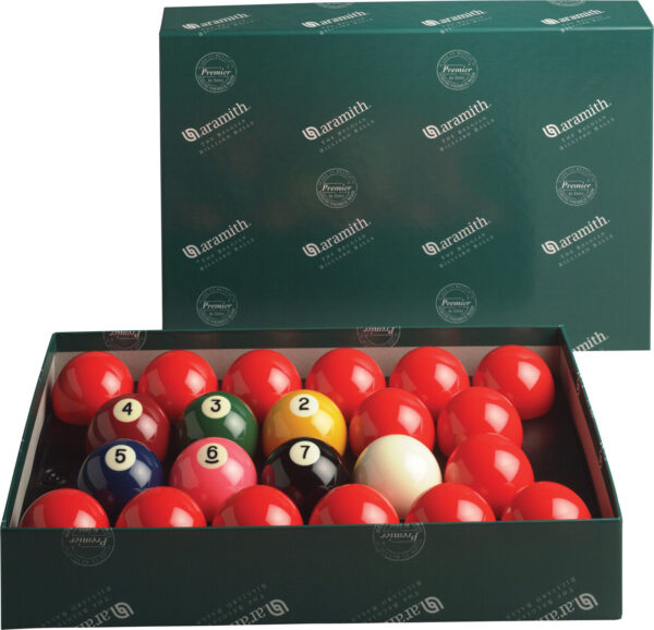 Aramith Numbered Snooker Ball Set - 2 1/8" - Image 2