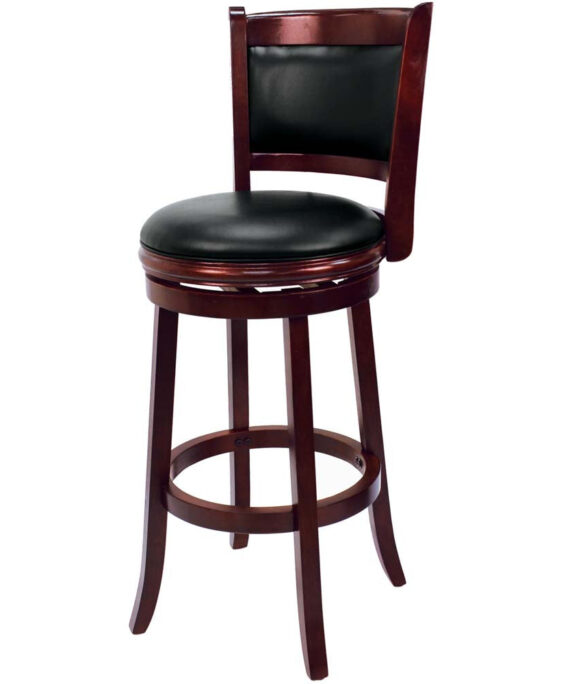 Ram Gameroom Backed Bar Stool English Tudor