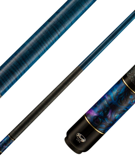 Viking BE0107 Bedlam Series Cue - Blue Stain and Pearl
