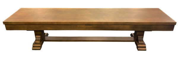 Dallas 8 Foot Pine Antique Honey Pool Table with FREE Dining Table Top and Bench - Image 4