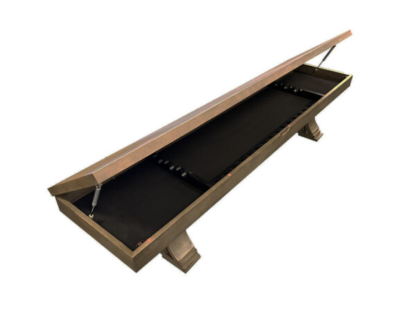 Boston 8 Foot Ash Grey Oak Pool Table with FREE Dining Table Top and Bench - Image 2