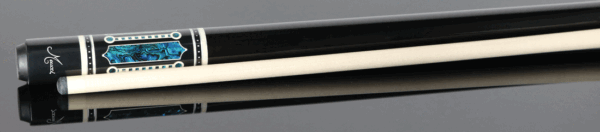 Meucci UP-4M Ultra Piston Modified Pool Cue - Ebony Stain with Abalone Points and "The Pro" Shaft - Image 3