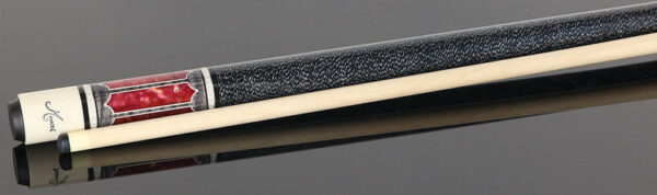 Meucci 2020 Gray - Pink Pearl - Black and White -No-Wrap Pool Cue with Pro Shaft - Image 3